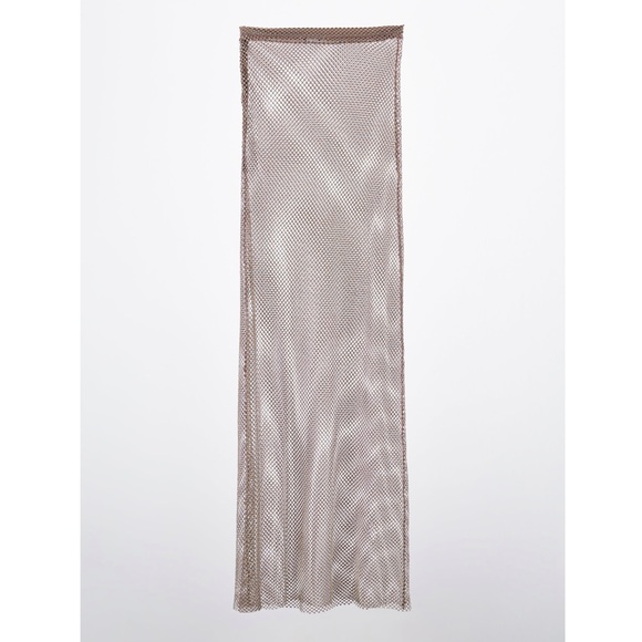 Zara SHIMMER MESH SKIRT - Picture 3 of 13